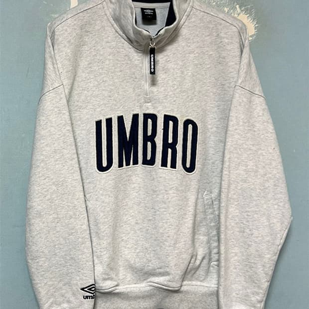 엄브로 여자 맨투맨 반집업 추동 캐주얼 오염 S 90 55