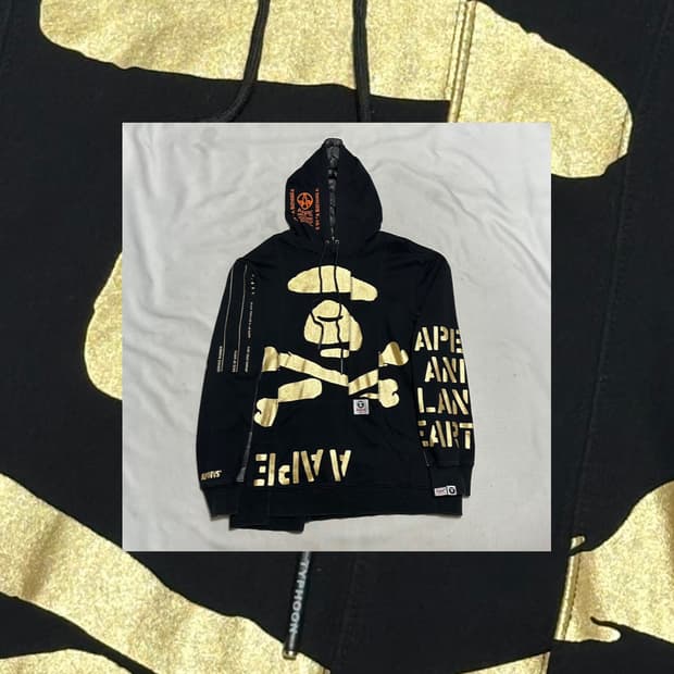 🏴‍☠️베이프 에이프 skrrrr 후드집업