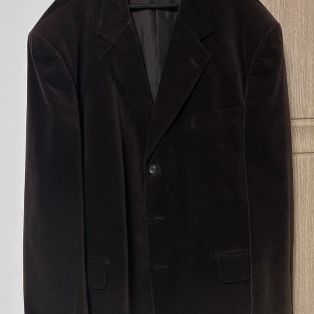 CALRO GANBINO 브라운 코듀로이 자켓