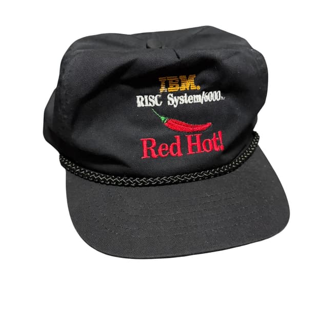 IBM red hot 트러커 캡