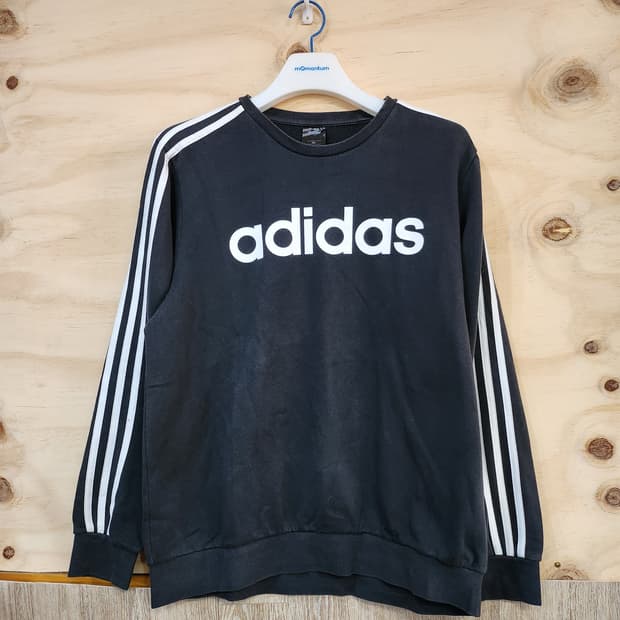 519) 아디다스 adidas 에센셜 3S 크루 기모 맨투맨