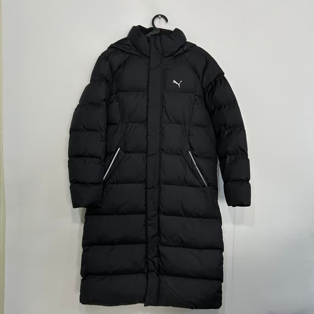 푸마 남성 롱패딩 블랙 100