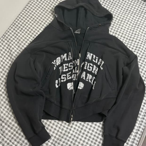 노매뉴얼 후드집업 L사이즈 OVERDYED D.F.L HOODED