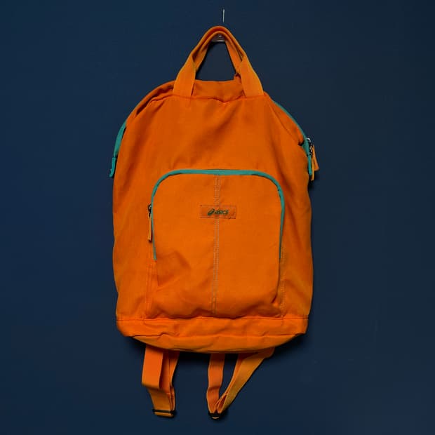 ASICS 아식스 오렌지 미니포켓 백팩