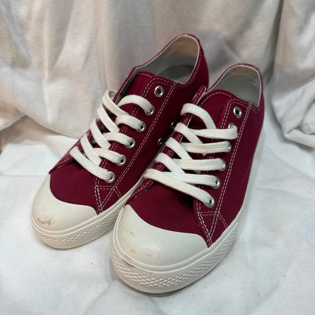 무지 스니커즈 와인 220