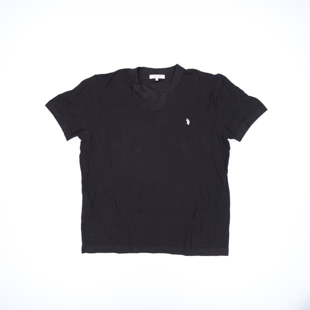 3XL US폴로 와플 반팔 니트 0731H2