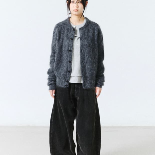 해칭룸 하나비 모헤어 가디건 그레이 4