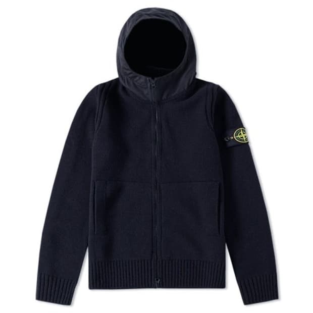 [XL]STONE ISLAND 니트후드집업
