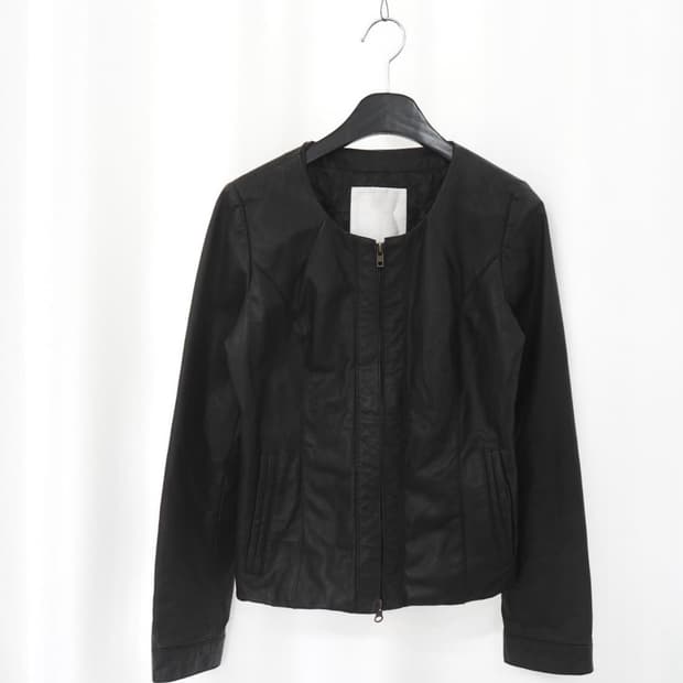 carnelian pigskin jacket