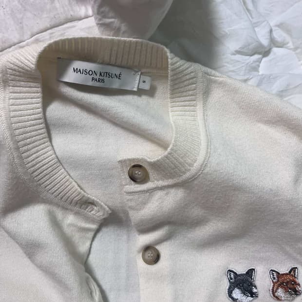 메종 더블폭스 가디건