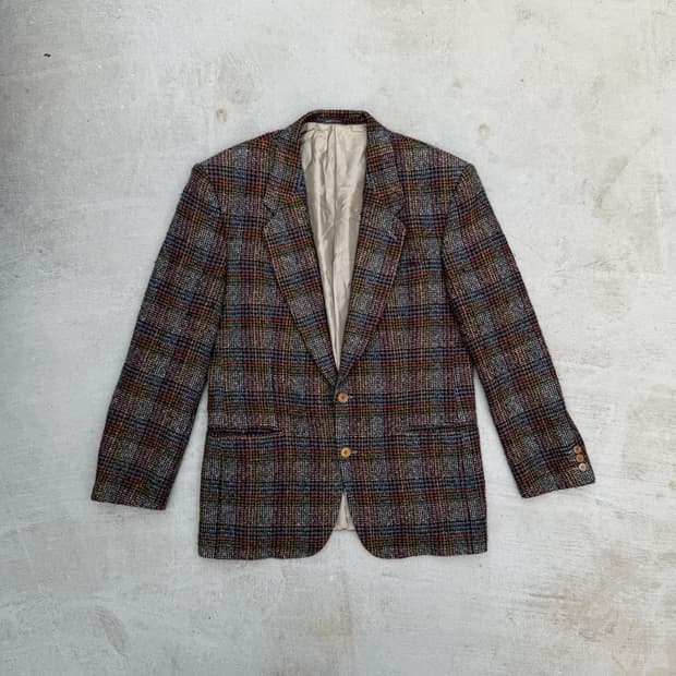 MISSONI 체크 울 자켓