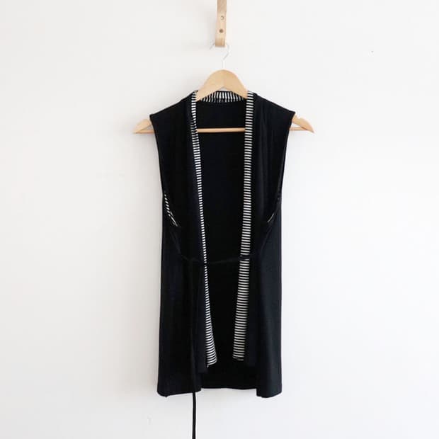 layered cotton vest