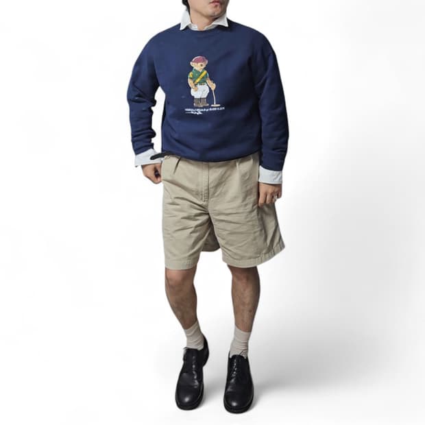 폴로 랄프로렌 큐알 베어 맨투맨 스웻셔츠 L