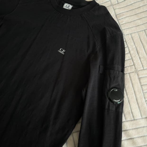 [m] C.P. Company cp컴퍼니 렌즈 로고 린넨 롱슬리브