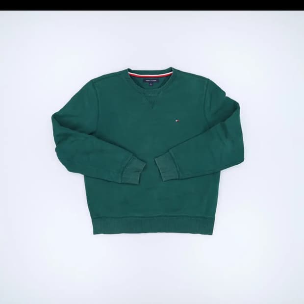 타미힐피거 기모 맨투맨 티셔트