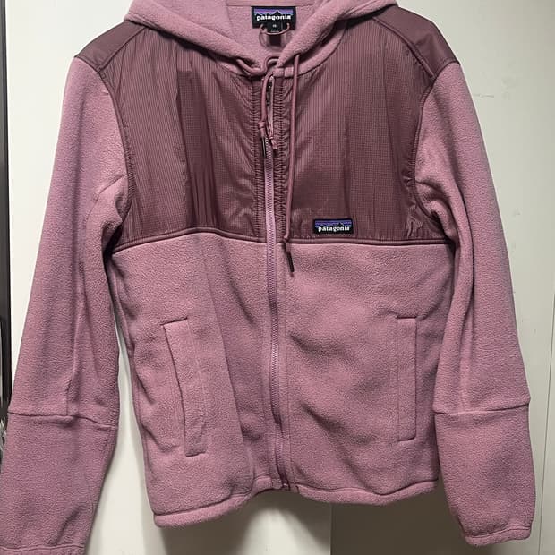 파타고니아 마이크로디니 여성 후드집업 xs 핑크