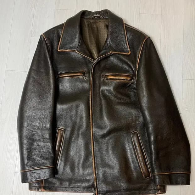 Herman 차심 싱글레더 자켓