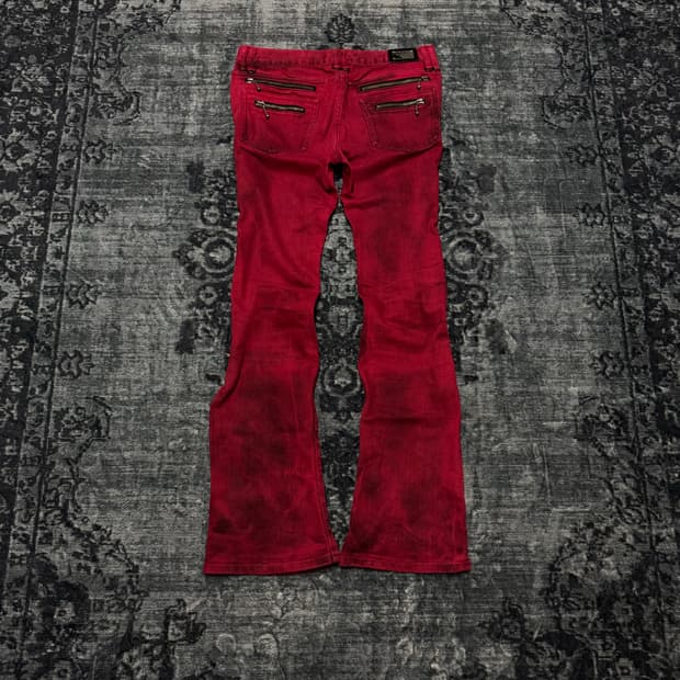 Buffalo bobs 00s red washing boots cut d