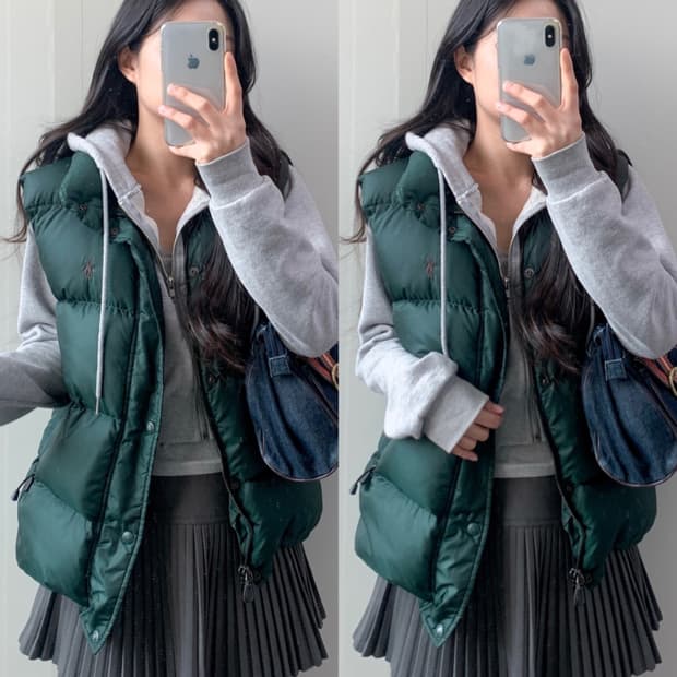 폴로 패딩 조끼