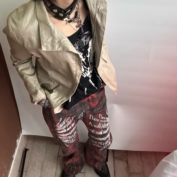 china collar single jacket