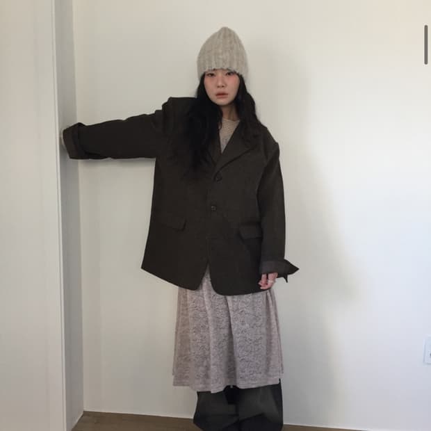 셰퍼드 체크 블레이저