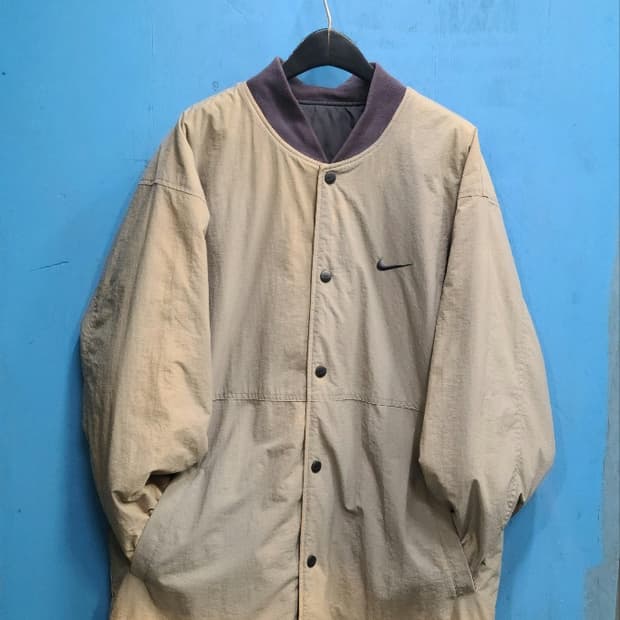 110 일본판 나이키 리버시블 야상패딩코트아메카지