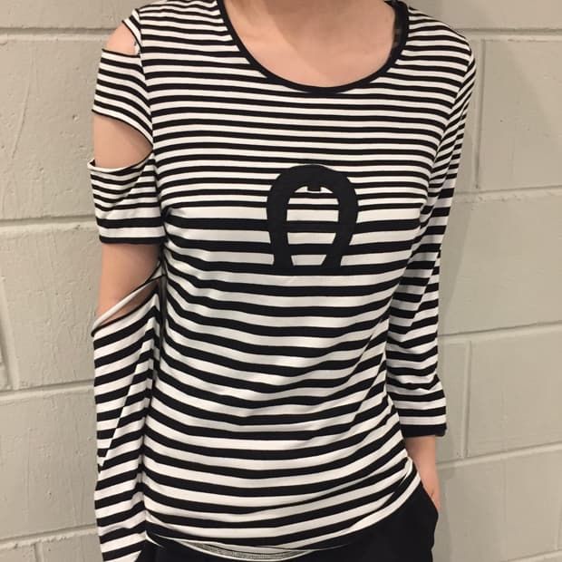 ”Unknown“ Stripe Dismantling Long Sleeve