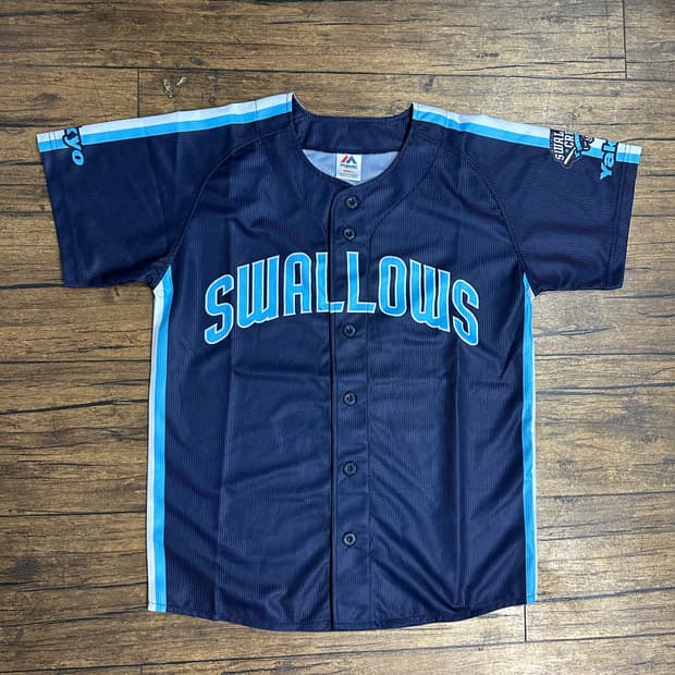 스왈로즈 SWALLOWS 야쿠르트 스왈로즈 야구 유니폼 져지 S