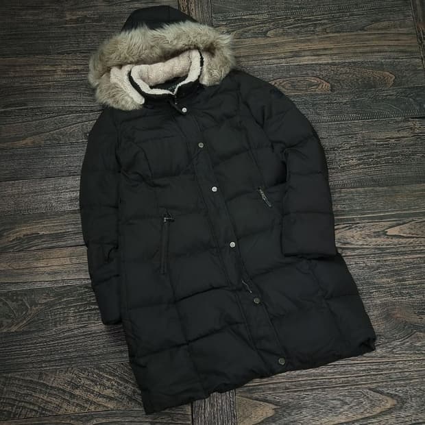 [폴로 랄프로렌] 후드 퍼 덕다운 롱패딩 M16909