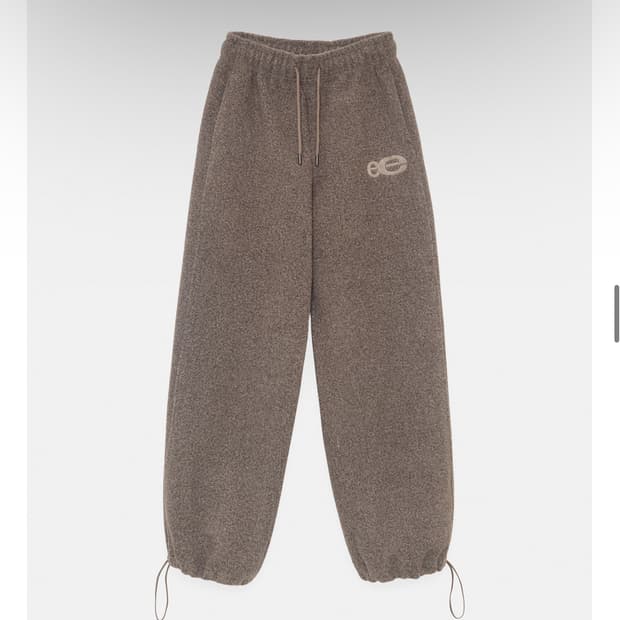 엔조블루스 테디 투웨이 밴딩 팬츠 베이지