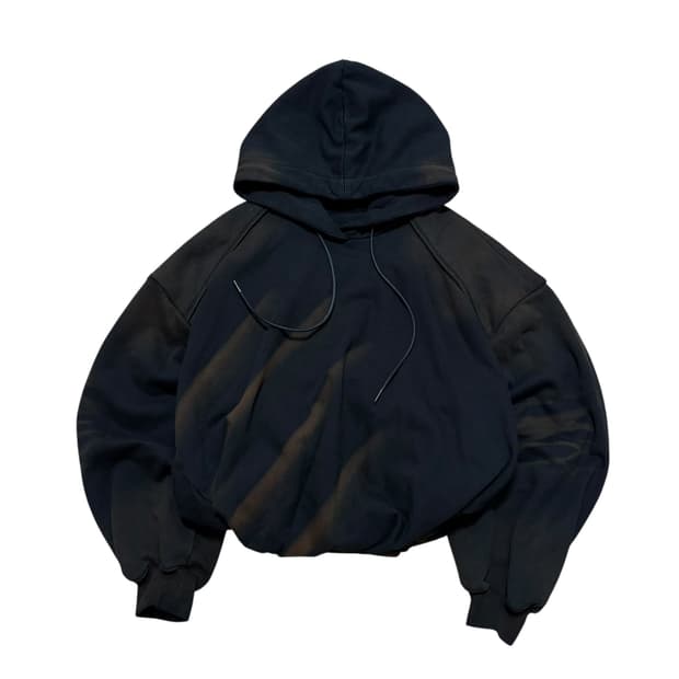 준지 24FW 셔링 후드티