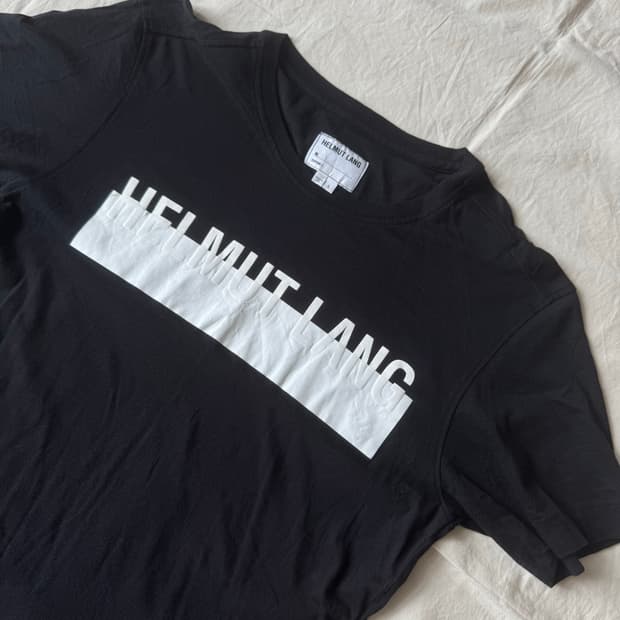 Helmut Lang Logo T shirt