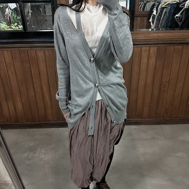 VIVIENNE WESTWOOD cut line cardigan