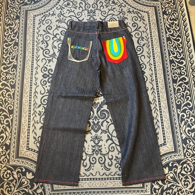 34 COOGI 자수 데님 팬츠/W2386