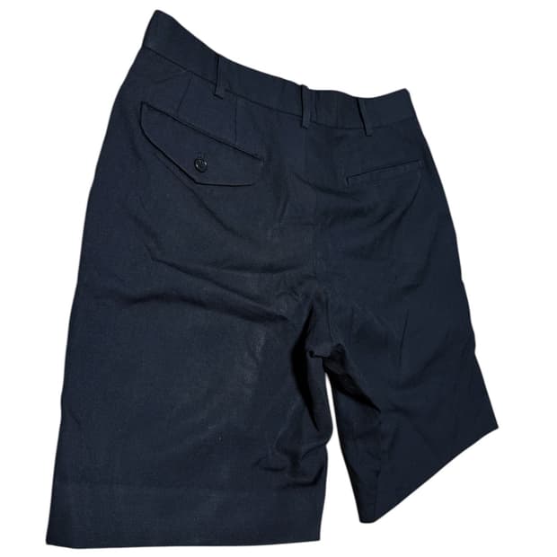 꼼데가르송 블랙 울 숏팬츠