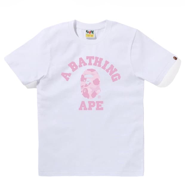 ~3/26) 베이프 파스텔 핑크 반팔 우먼