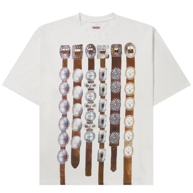 캐피탈 20 크루 티셔츠 화이트 Kapital 20 Crew