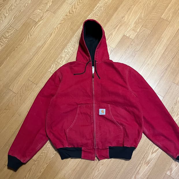 [L] 90s 빈티지 칼하트 JR100 액티브 자켓 Red