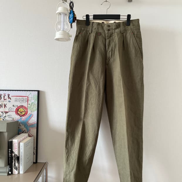 나이젤카본 올리브 팬츠