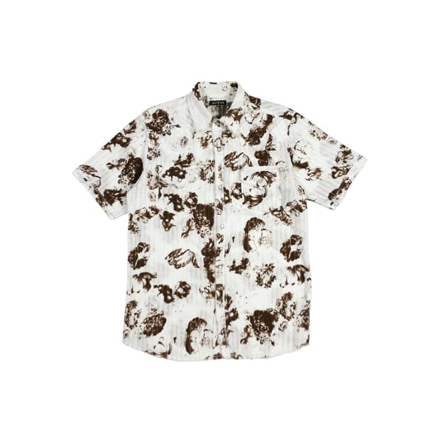 brush print shirt