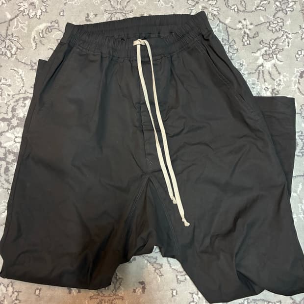 릭오웬스 포터빌 드로스트링 롱 다크더스트 24fw