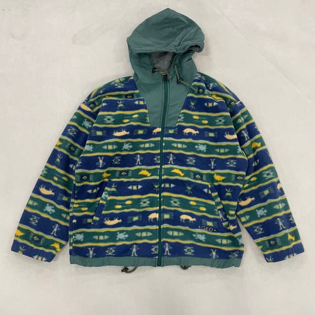 지오 코오롱 스포츠 후드 스웨터 집업 1226HS1