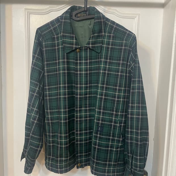 DAKS golf 블루종 자켓