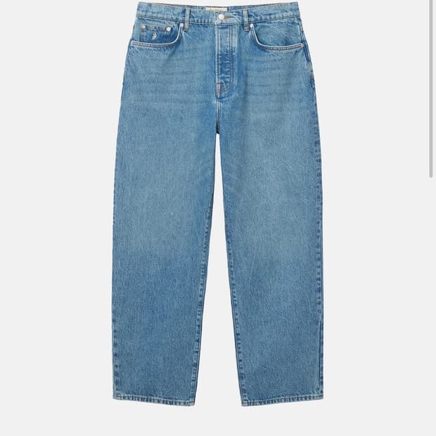 32)Stussy Denim Big OL' Jean Medium Blue