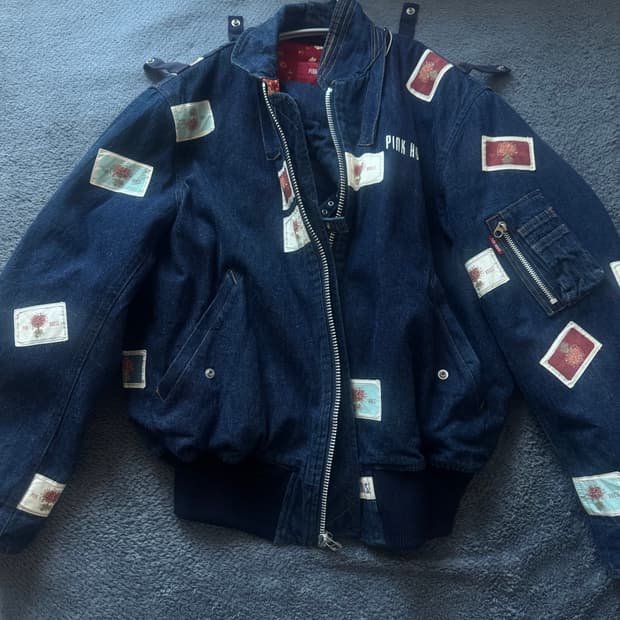 핑크하우스 봄버자켓