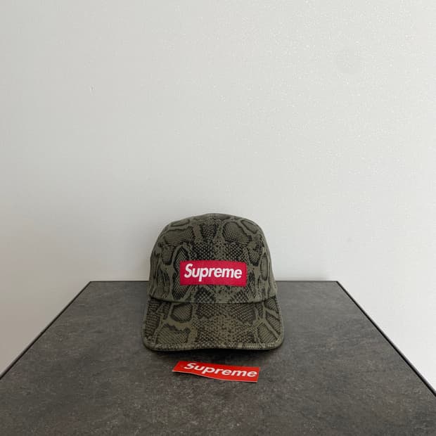 (OS) 슈프림 박스로고 캠프캡 모자 24SS 스네이크