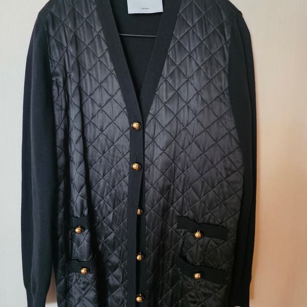 모스키노 꾸띠르 퀼팅 가디건