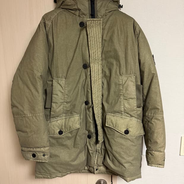 스톤아일랜드 레지나타 양털 패딩 점퍼