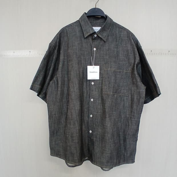 Avandress 데님 반팔 셔츠