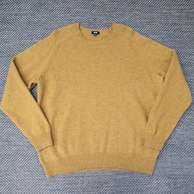 유니클로 울100 긴소매 니트 남자115~120